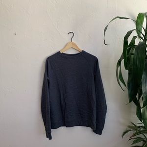 The Crewneck
in Navy Donegal Terry. Size 38 (M)